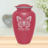 Butterfly Cremation Urn - Rose Pink