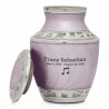 Music Note Keepsake Urn - Regal Purple