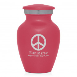Peace Keepsake Urn - Rose Pink