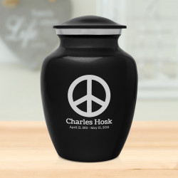 Peace Sharing Urn - Jet Black