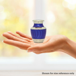 Music Note Keepsake Urn - Royal Blue