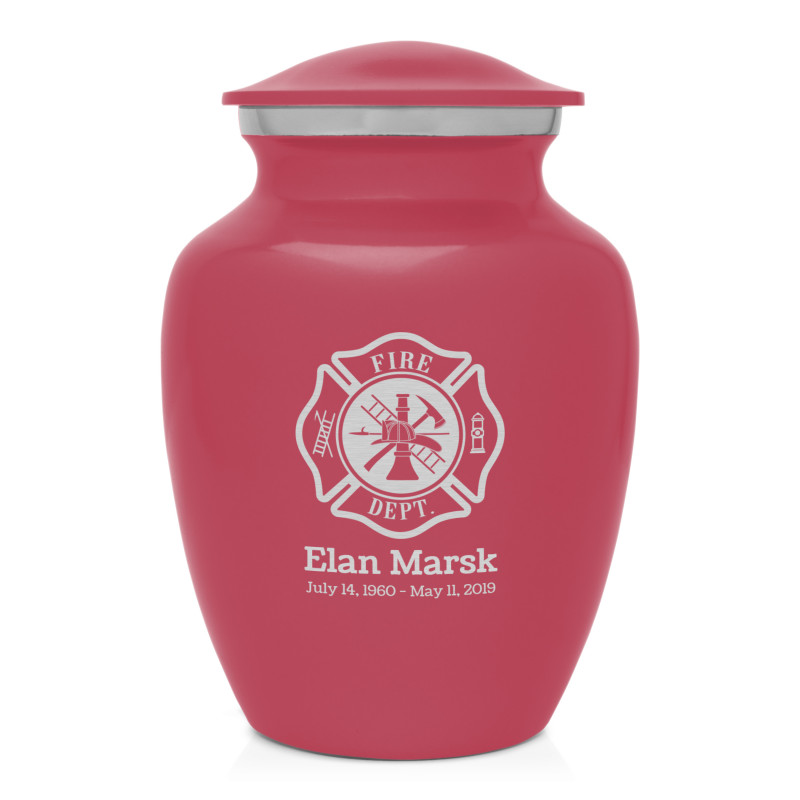 Firefighter Sharing Urn - Rose Pink