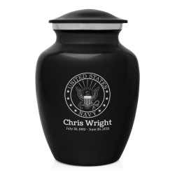 Navy Sharing Urn - Jet Black