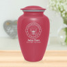 Navy Cremation Urn - Rose Pink