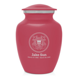 Coast Guard Sharing Urn - Rose Pink