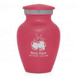 Beer Keepsake Urn - Rose Pink