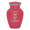 Owl Keepsake Urn - Rose Pink