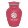 Basketball Keepsake Urn - Rose Pink