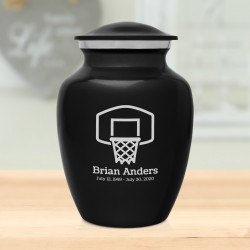Basketball Hoop Sharing Urn - Jet Black