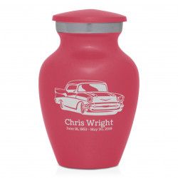 Classic Car Keepsake Urn - Rose Pink