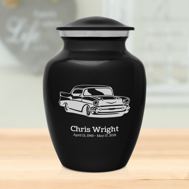 Classic Car Sharing Urn - Jet Black