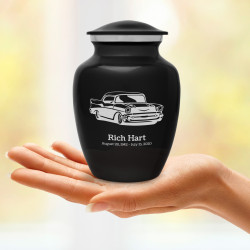 Classic Car Sharing Urn - Jet Black