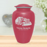 Semi Truck Cremation Urn - Rose Pink