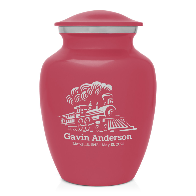 Train Sharing Urn - Rose Pink