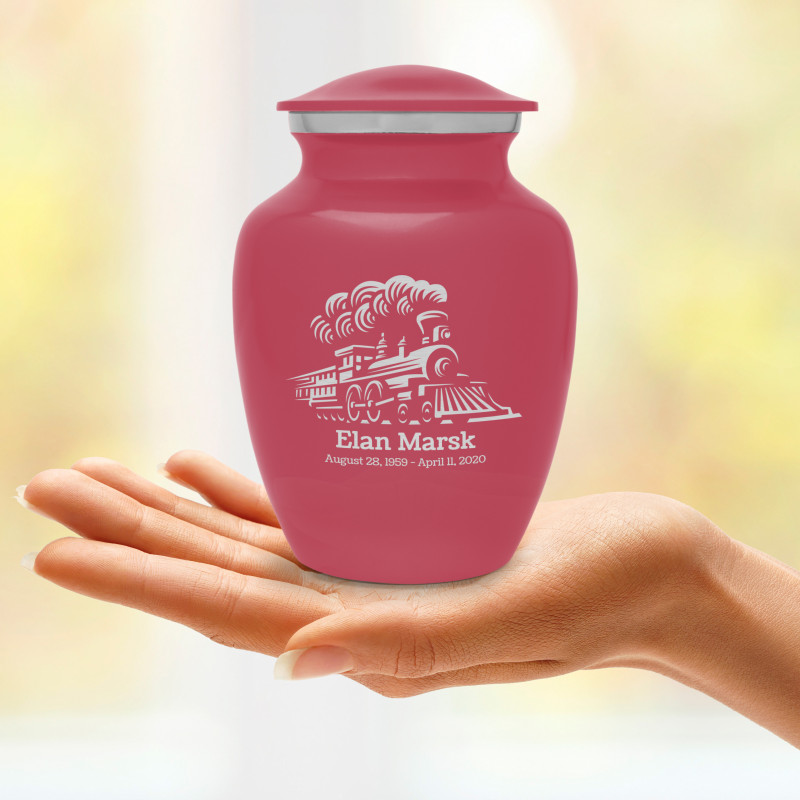 Train Sharing Urn - Rose Pink