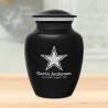 Dallas Star Sharing Urn - Jet Black