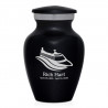 Cruise Ship Keepsake Urn - Jet Black