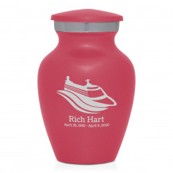 Cruise Ship Keepsake Urn - Rose Pink