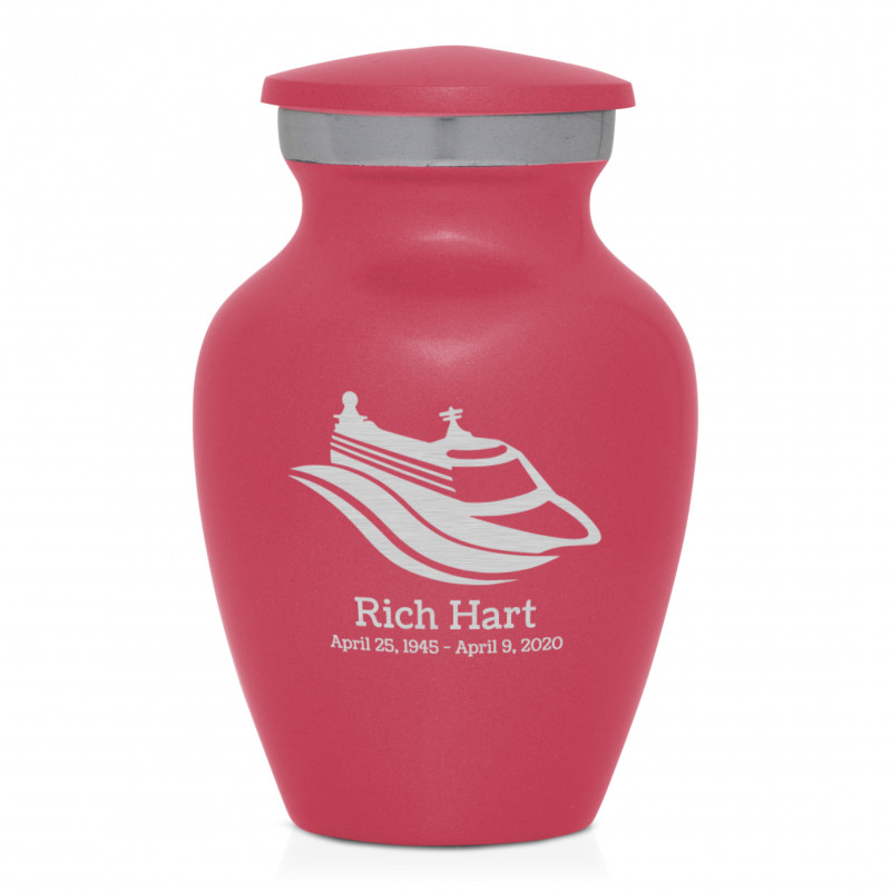 Cruise Ship Keepsake Urn - Rose Pink