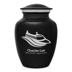 Cruise Ship Sharing Urn - Jet Black