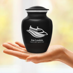 Cruise Ship Sharing Urn - Jet Black