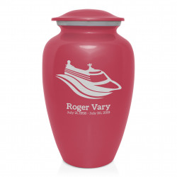 Cruise Ship Cremation Urn - Rose Pink