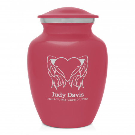 Angel Heart Sharing Urn - Rose Pink