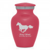 Horse Keepsake Urn - Rose Pink