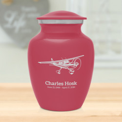 Airplane Sharing Urn - Rose Pink
