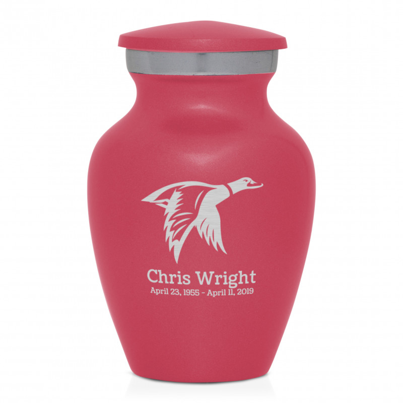 Duck Keepsake Urn - Rose Pink