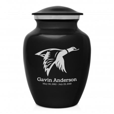 Duck Sharing Urn - Jet Black