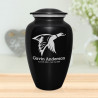Duck Cremation Urn - Jet Black