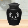 Antlers Sharing Urn - Jet Black