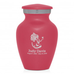 Mermaid Keepsake Urn - Rose Pink