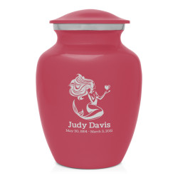 Mermaid Sharing Urn - Rose Pink