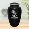 Mermaid Cremation Urn - Jet Black
