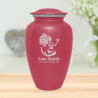Mermaid Cremation Urn - Rose Pink