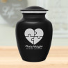 Autism Puzzle Sharing Urn - Jet Black