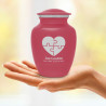 Autism Puzzle Sharing Urn - Rose Pink