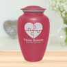 Autism Puzzle Cremation Urn - Rose Pink