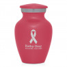 Cancer Ribbon Keepsake Urn - Rose Pink