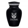 Deer Keepsake Urn - Jet Black