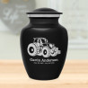Modern Tractor Sharing Urn - Jet Black