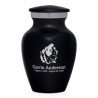 Guinea Pig Keepsake Urn - Jet Black