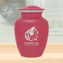 Guinea Pig Sharing Urn - Rose Pink