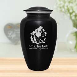 Guinea Pig Cremation Urn - Jet Black