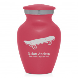 Skateboard Keepsake Urn - Rose Pink