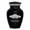 UFO Keepsake Urn - Jet Black