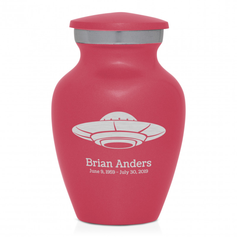 UFO Keepsake Urn - Rose Pink