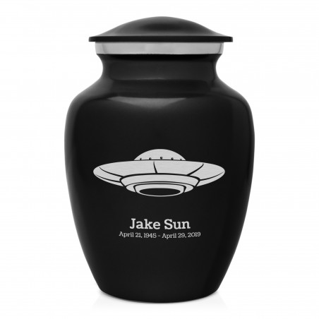 UFO Sharing Urn - Jet Black